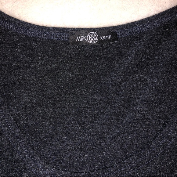 Dark Grey Tank Dress made from Bamboo | extra small - Picture 2 of 3